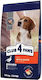 Club 4 Paws 14kg Trockenfutter für erwachsene Hunde mittlerer Rassen mit Ente, Fleisch, Huhn, Reis, Leber und Lachs