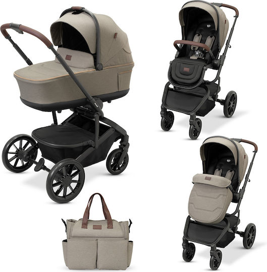 Dovadi Fly Adjustable 2 in 1 Baby Stroller Suitable for Newborn Beige 8.5kg