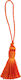 Fabric Tassel 10cm Tasxxxxx-xxx900 Orange