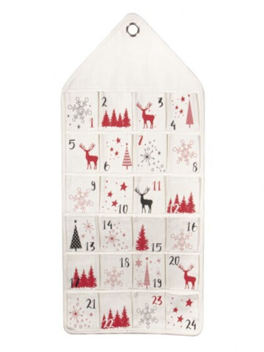 Fabric Advent Calendar 36x82cm Fabric Advent Calendar 36x82cm