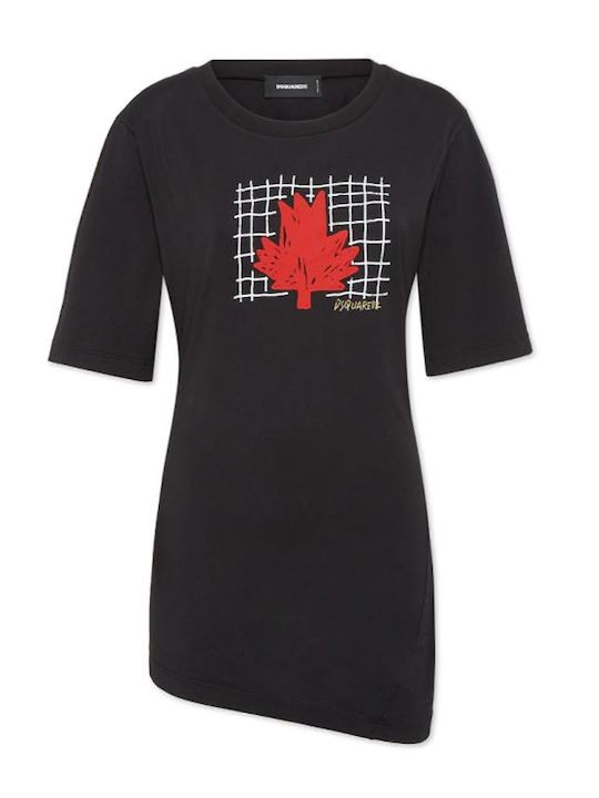 Γυναικείο T-shirt Κοκκινο, Λευκο, Μαυρο