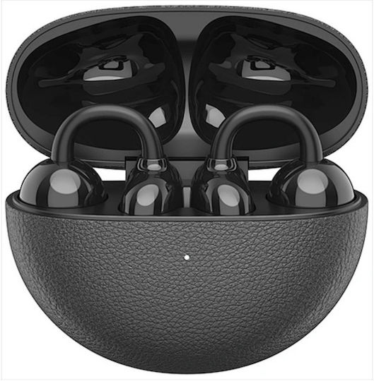 Wiwu Ai305 Open Ear Bluetooth Handsfree Ακουστικά με Θήκη Φόρτισης Μαύρα