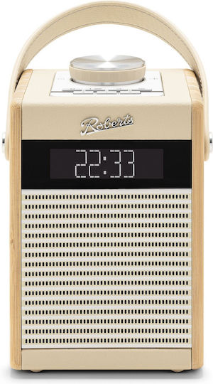 Roberts Rambler Midi Portable Radio Rechargeable DAB+ with Bluetooth Pastel Cream