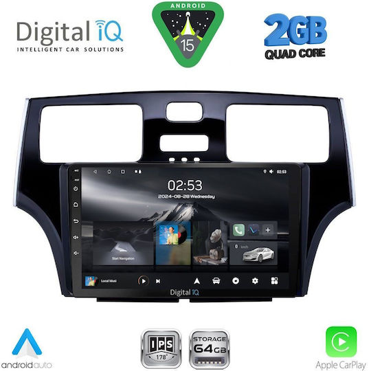 Digital IQ Ηχοσύστημα Αυτοκινήτου για Lexus ES 2000-2006 (Bluetooth/USB/WiFi/GPS/Apple-Carplay/Android-Auto) με Οθόνη Αφής 9"