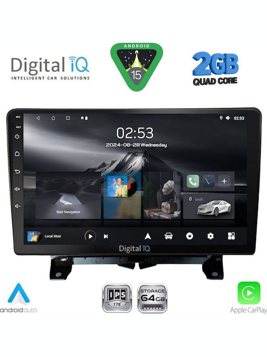Digital IQ Car Audio System for Land Rover Discovery / Range Rover Sport 2004-2009 (Bluetooth/USB/WiFi/GPS/Apple-Carplay/Android-Auto) with Touch Screen 9"