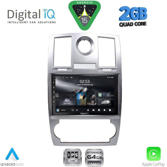 Digital IQ Ηχοσύστημα Αυτοκινήτου Chrysler 300C 2005-2010 (Bluetooth/USB/WiFi/GPS/Apple-Carplay/Android-Auto) με Οθόνη Αφής 9"