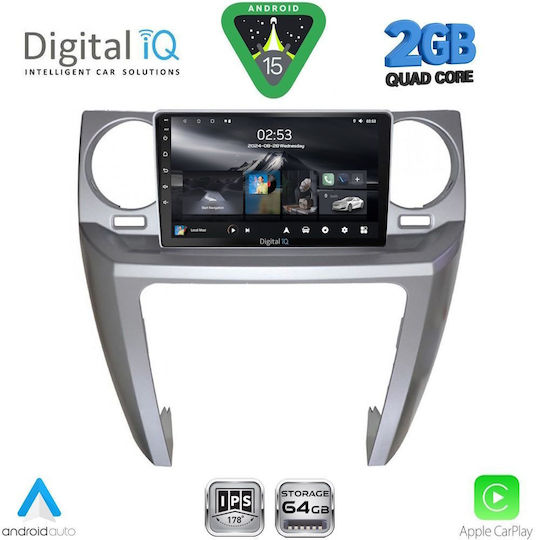 Digital IQ Car Audio System for Land Rover Discovery 2004-2009 (Bluetooth/USB/WiFi/GPS/Apple-Carplay/Android-Auto) with Touch Screen 9"