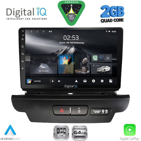 Digital IQ Ηχοσύστημα Αυτοκινήτου για Kia Ceed / XCeed 2018-2022 (Bluetooth/USB/WiFi/GPS/Apple-Carplay/Android-Auto) με Οθόνη Αφής 9"