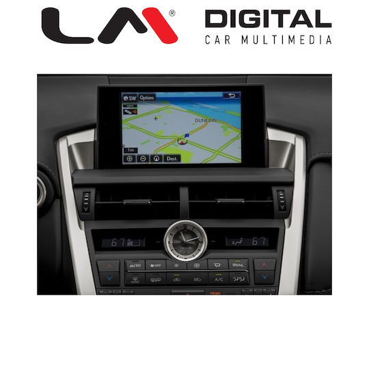LM Digital Ηχοσύστημα Αυτοκινήτου για Lexus ES / UX / NX / RX (Bluetooth/USB/WiFi/GPS/Apple-Carplay/Android-Auto)