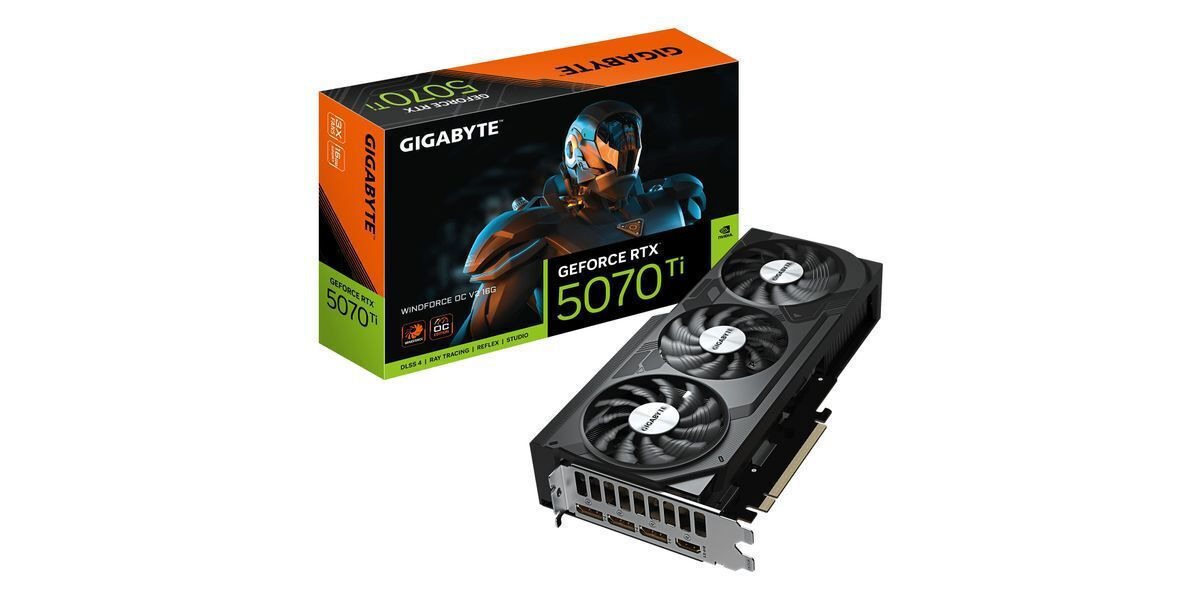 Gigabyte GeForce RTX 5070 Ti rev. 2.0 16GB GDDR7 Windforce OC Κάρτα Γραφικών (GV-N507TWF3OCV2-16GD)