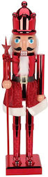 Krone Weihnachts-Nussknacker Rot