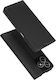 Techsuit Magskin Book Silicone / Synthetic Leather Black (Honor X5C Plus)