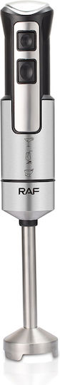 Raf R.30003 Ραβδομπλέντερ με Ανοξείδωτη Ράβδο 400W Ασημί