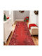 SpitiBazaar Teppich Rechteckig Synthetisch,Polyester/Cotton/Leather Red