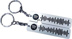 Spotify Heart Keychain