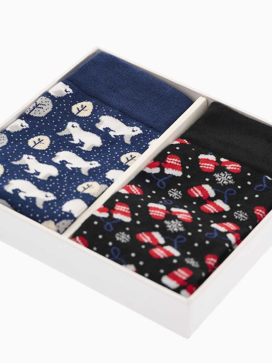 Walk Bamboo Weihnachtssocken Multicolour 2Pack