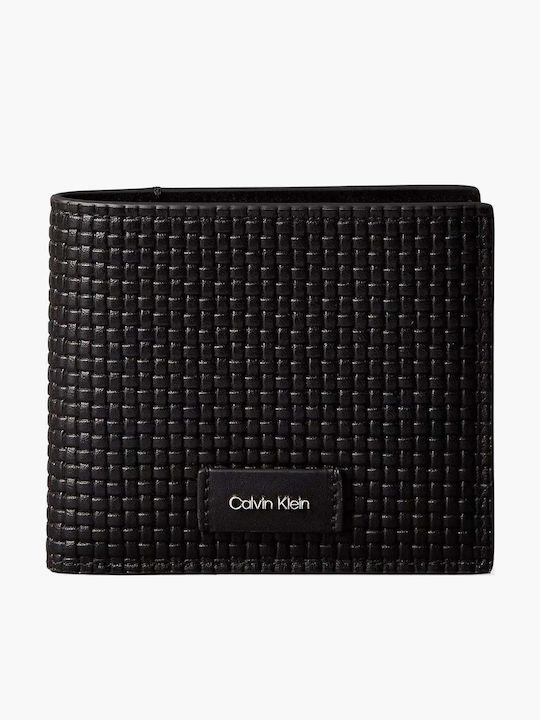 Calvin Klein Bill.embossed Leather Men's Wallet Classic Black