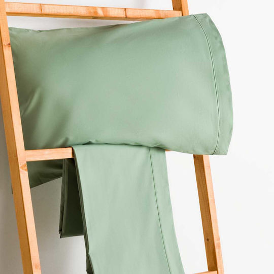 Vesta Home Cotton Duvet Cover Single 170x240 Mint