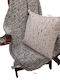 Palatex Ριχτάρι Τριθέσιου Καναπέ Chenille 170x280εκ. Grey 1300422