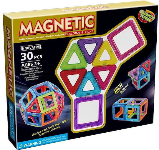 Blue Toys Μαγνητικό Παιχνίδι Κατασκευών για Παιδιά 3+ Ετών
