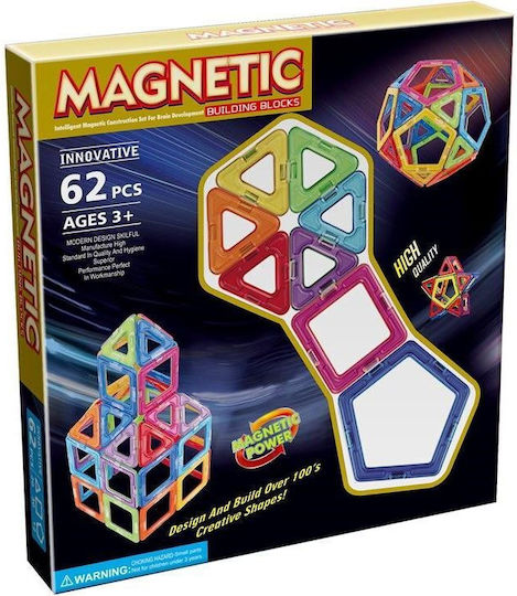 Blue Toys Μαγνητικό Παιχνίδι Κατασκευών για Παιδιά 3+ Ετών