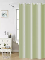Nima Κουρτίνα Υφασμάτινη 180x200cm Light Khaki 35466