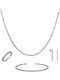 Set with Necklace , Earrings & Ring from Silver with Stones