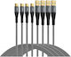 Кабел Usb Efb Usb-a To Usb-c Set 60w Qc 3a 0 5+1+2+3m Сив