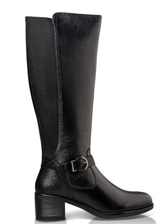 Leather Women's Boots Black