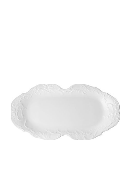 Cmielow Serving Platter Oval made of Porcelain White