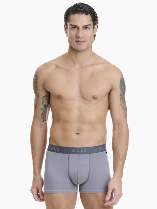 Walk Ανδρικά Μποξεράκια Πολύχρωμο 2Pack
