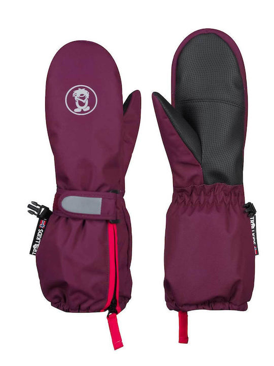 Trollkids Mittens Kids Ski & Snowboard Gloves Red