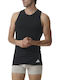 Active Flex Cotton Ανδρικές Φανέλες Μαύρο 2Pack