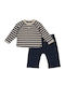 Kids Sweatpants Set Beige