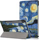 Husă Tabletă Lenovo Idea Tab Pro 12.7 2025 Skyddar Innovation Stand Multi-unghi Funcție Sleep Wake Foldpro Starry Night Set Sticker
