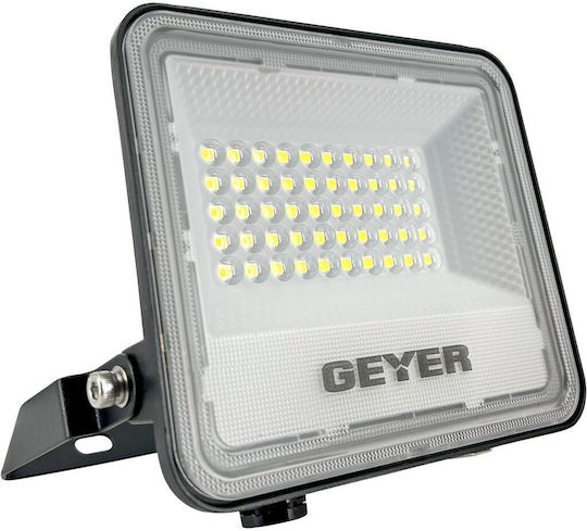 Geyer Στεγανός Προβολέας LED 30W Φυσικό Λευκό 4000K IP65