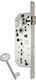 Agb Grande Square Mesoportas Lock Wooden 40 Mm Nickel Gold