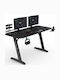 Γραφείο Gaming Nomad Ξύλινο Μαύρο 140x60εκ.