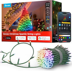 Govee Intelligente LED-Weihnachtslichterkette 20 m RGBIC in Reihe