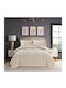 Liolios Home Duvet Cover Single 160x240cm Napoli Cream