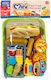 Plastic Toy Fast Food Meal Set 36x21cm