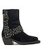 Stiefeletten Damen Schwarz