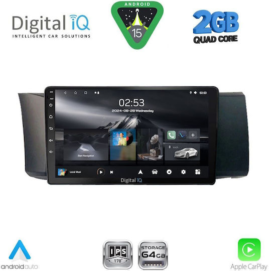 Digital IQ Ηχοσύστημα Αυτοκινήτου για Toyota GT86 Subaru BRZ 2012 (Bluetooth/USB/WiFi/GPS/Apple-Carplay/Android-Auto) με Οθόνη Αφής 9"