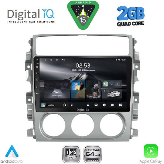 Digital IQ Ηχοσύστημα Αυτοκινήτου για Suzuki Liana 2001-2007 (Bluetooth/USB/WiFi/GPS/Apple-Carplay/Android-Auto) με Οθόνη Αφής 9"