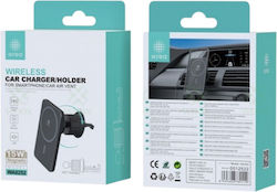 Ikrea Wa0252 Suport Pentru Telefon Mobil Cu Încărcare Wireless 15W Negru
