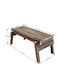 Bench Outdoor Wooden 80x42x36cm