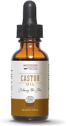 Wooden Spoon Biologic Ulei de ricin pentru Masaj 30ml Wooden Spoon Biologic Ulei de ricin pentru Masaj 30ml