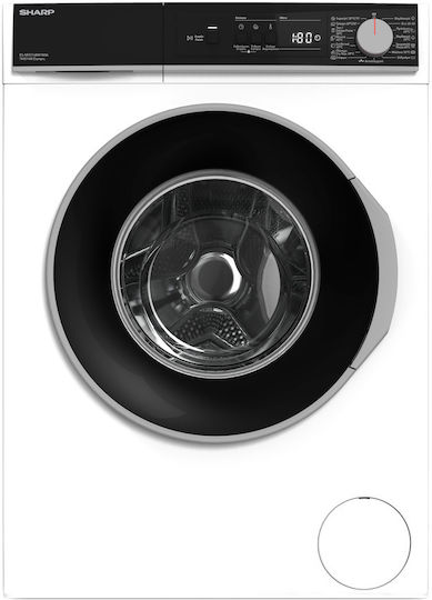 Sharp Πλυντήριο Ρούχων 7kg 1400 Στροφών ES-NFA714BW1NNA