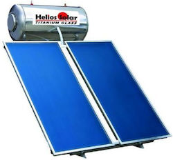 Helios Solar NHS200400T3 Helios Solar Solar-Wasserheizung 200lt Glas Dreifache Energie 4m² Auswahl