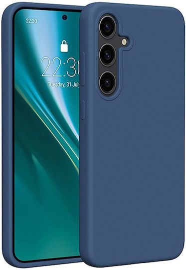 Etteri Umschlag Rückseite Silikon Blau (Galaxy A17)